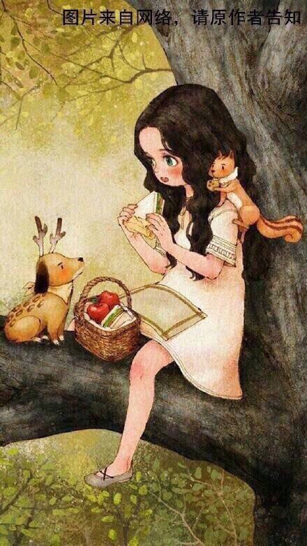 漫画可爱女生图片 卡通图片大全可爱女生