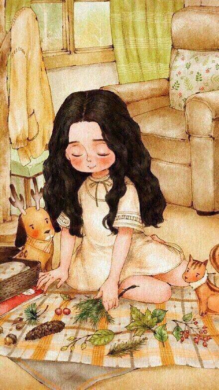 漫画可爱女生图片 卡通图片大全可爱女生