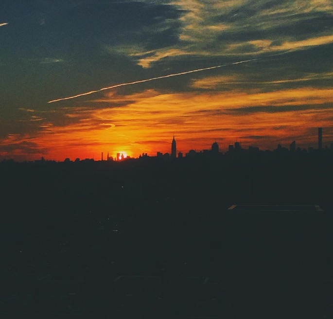 夕阳西下的唯美图片