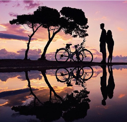 甜蜜温馨浪漫情侣图片 我们白发如雪相视而笑