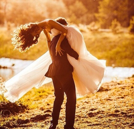 欧美情侣婚纱照图片唯美