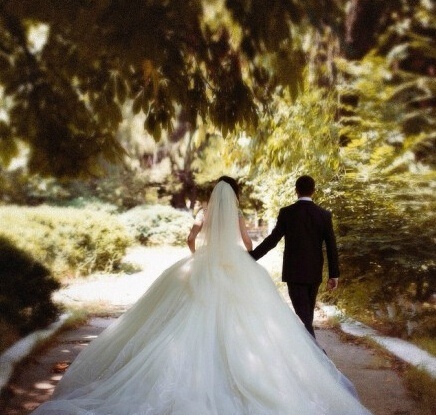 欧美情侣婚纱照图片唯美