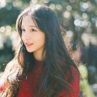 韩范气质的小清新女生头像