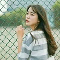 韩范气质的小清新女生头像