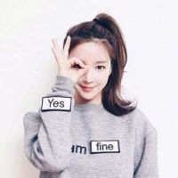 韩范气质的小清新女生头像