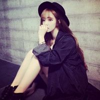 韩范气质的小清新女生头像