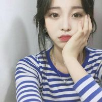韩范气质的小清新女生头像