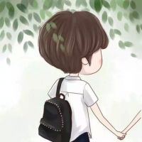 超萌卡通情侣头像一男一女