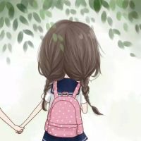 超萌卡通情侣头像一男一女