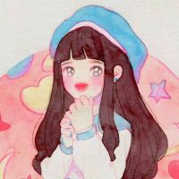 可爱萌女生卡通头像_可爱无敌