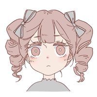 乖巧可爱的卡通女生头像