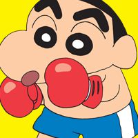 搞怪的蜡笔小新个性可爱头像