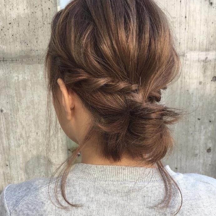 时尚女孩发型编发图片 时尚个性编发图片