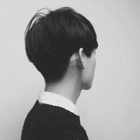 非主流男生头像图片黑白