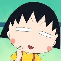 可爱卡通头像小丸子