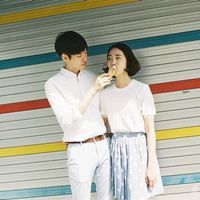 一左一右的唯美情侣头像_微信情侣头像唯美