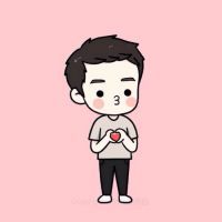 一人一张的可爱卡通情侣头像_超萌的卡通情侣