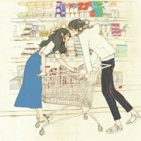 搞笑卡通情侣头像一对_吵吵闹闹的真爱