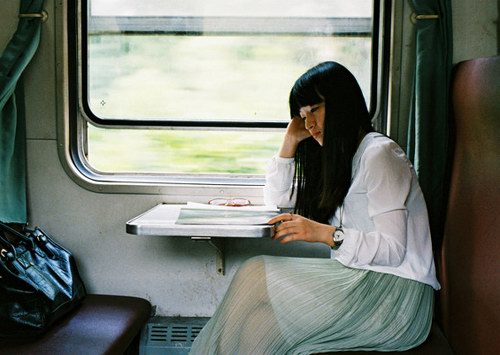 非主流直发女生图片