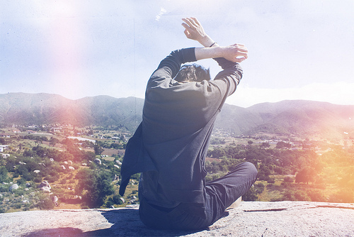 非主流男生侧照和背照图片