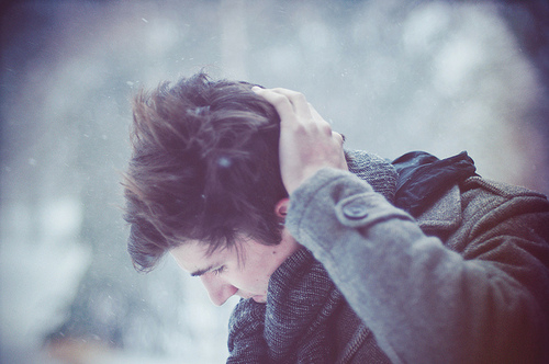 非主流男生侧照和背照图片