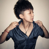 迷人微笑的非主流男生头像