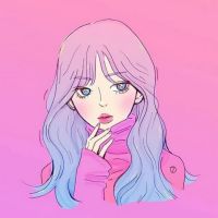 小巧可爱的卡通女生头像