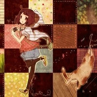 活泼可爱阳光的卡通女生头像