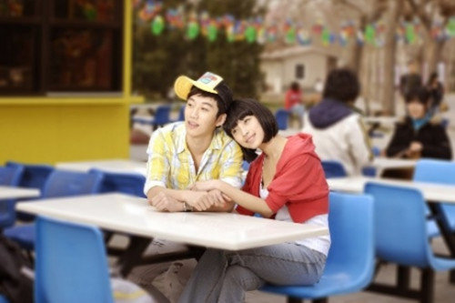 唯美校园情侣非主流图片