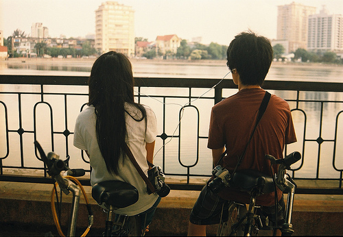 唯美校园情侣非主流图片