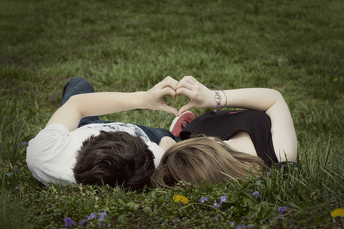 唯美校园情侣非主流图片