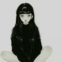 乖巧依人的卡通女生qq头像