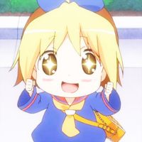 乖巧依人的卡通女生qq头像