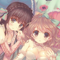 乖巧依人的卡通女生qq头像