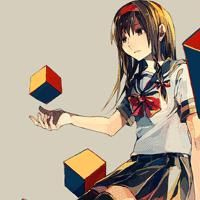 乖巧依人的卡通女生qq头像