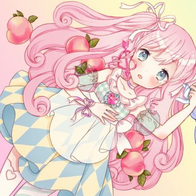 乖巧依人的卡通女生qq头像