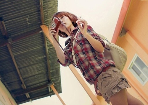 非主流短发女生图片