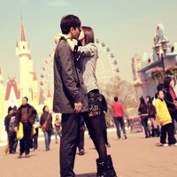 微信非主流亲吻头像