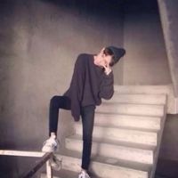 非主流侧脸微信头像男