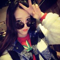 潮流墨镜女生头像