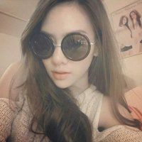 潮流墨镜女生头像