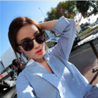 潮流墨镜女生头像