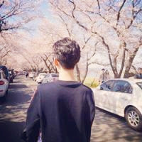 微信韩系帅哥头像背影