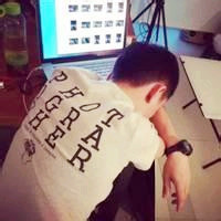 微信韩系帅哥头像背影