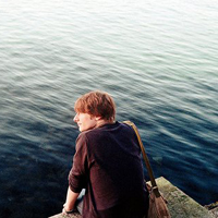 微信韩系帅哥头像背影