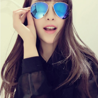原宿风墨镜女生头像