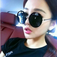 原宿风墨镜女生头像