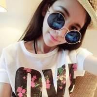 原宿风墨镜女生头像