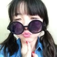 原宿风墨镜女生头像