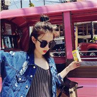 原宿风墨镜女生头像